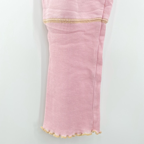 Free People NWT Cozy All Day Harem Leggings Joggers Drawstring Pink Medium New - Picture 5 of 10